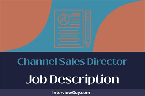 chanel director|channel director job description.